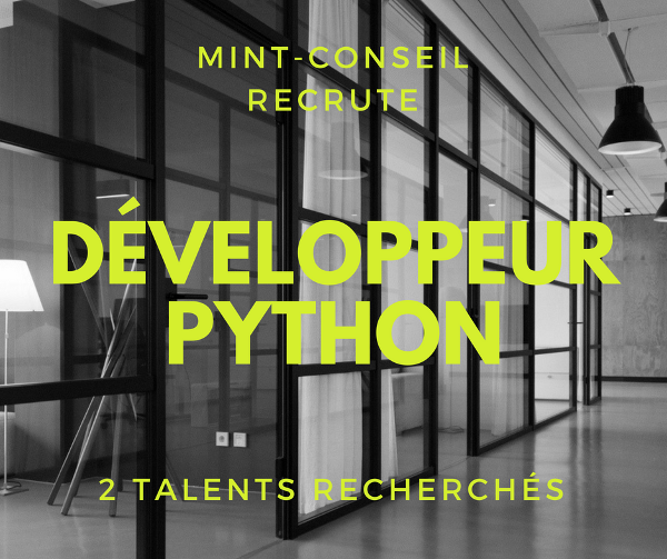 Développeur Python pour le secteur Finance