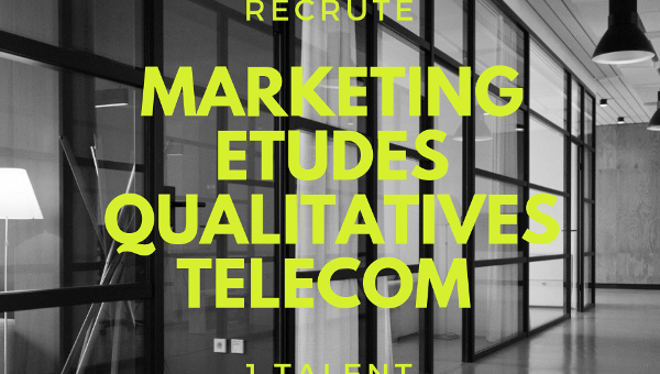 Chargé d’Études qualitatives Marketing Internationales Télécom